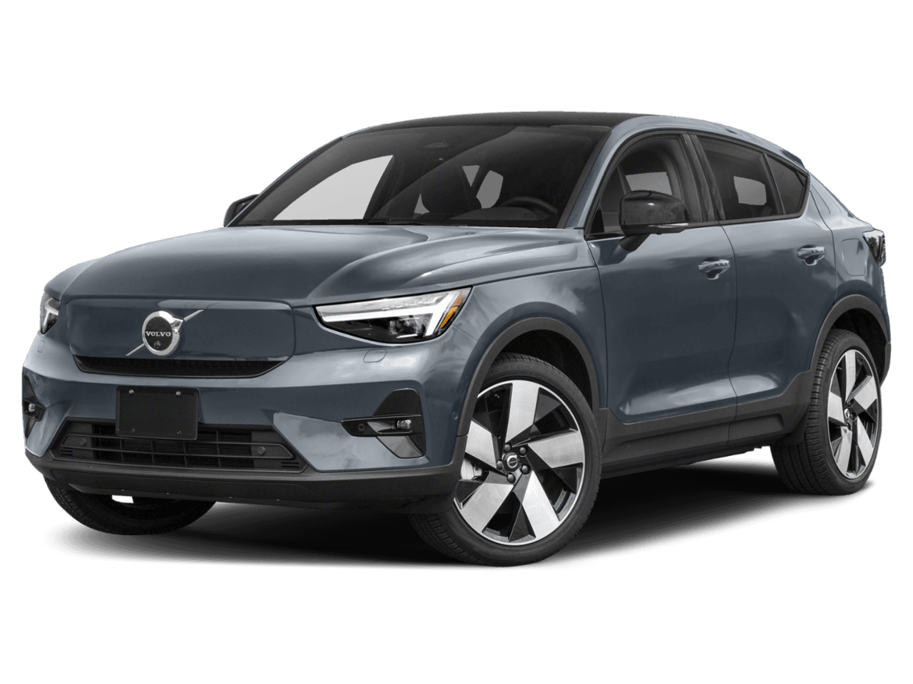 2022 Volvo C40 Recharge Pure Electric Ultimate - Front 3/4, facing to the left