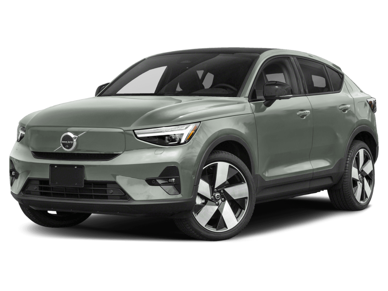 2022 Volvo C40 Recharge Pure Electric Ultimate - Front 3/4, facing to the left