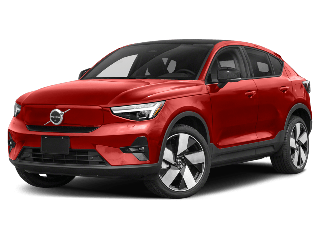 2022 Volvo C40 Recharge Pure Electric Ultimate - Front 3/4, facing to the left