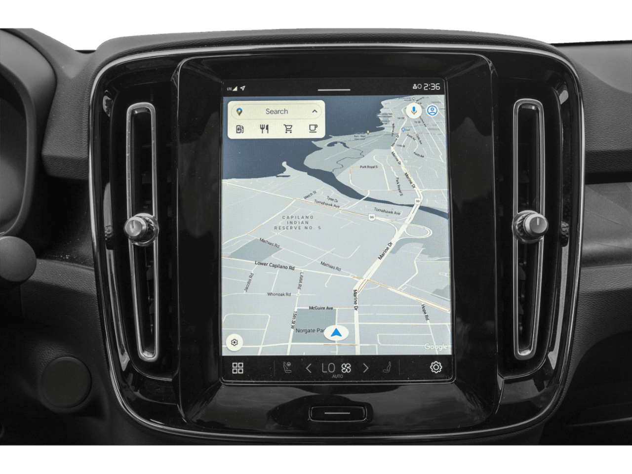 2022 Volvo C40 Recharge Pure Electric Ultimate - Interior Navigation System