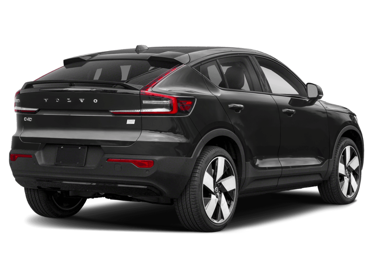 2022 Volvo C40 Recharge Pure Electric Ultimate - Rear 3/4, facing to the right