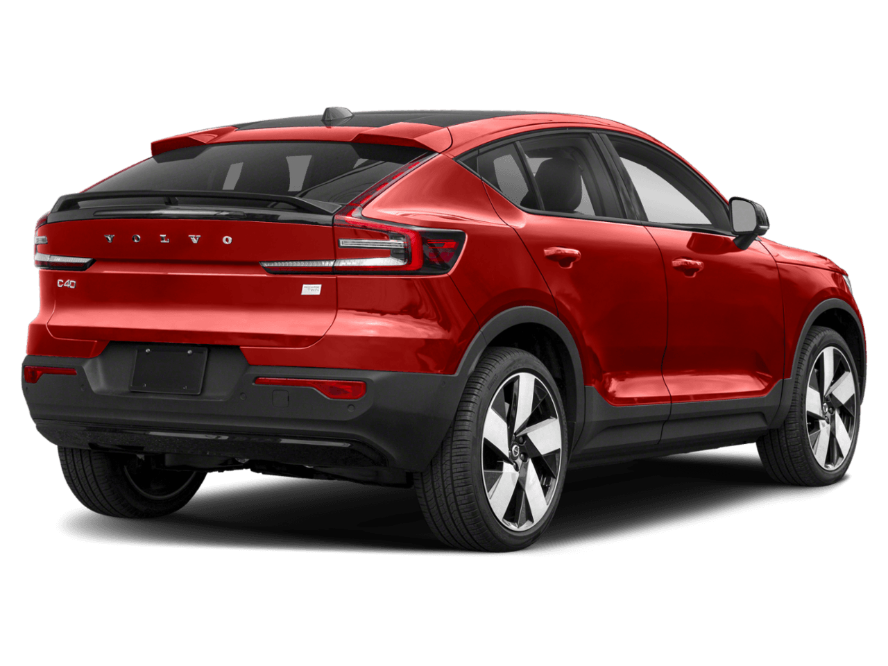 2022 Volvo C40 Recharge Pure Electric Ultimate - Rear 3/4, facing to the right