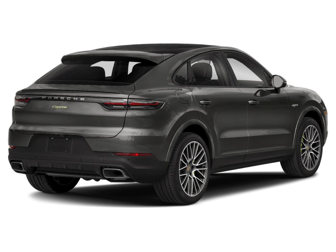 2022 Porsche Cayenne E-Hybrid - Rear 3/4, facing to the right
