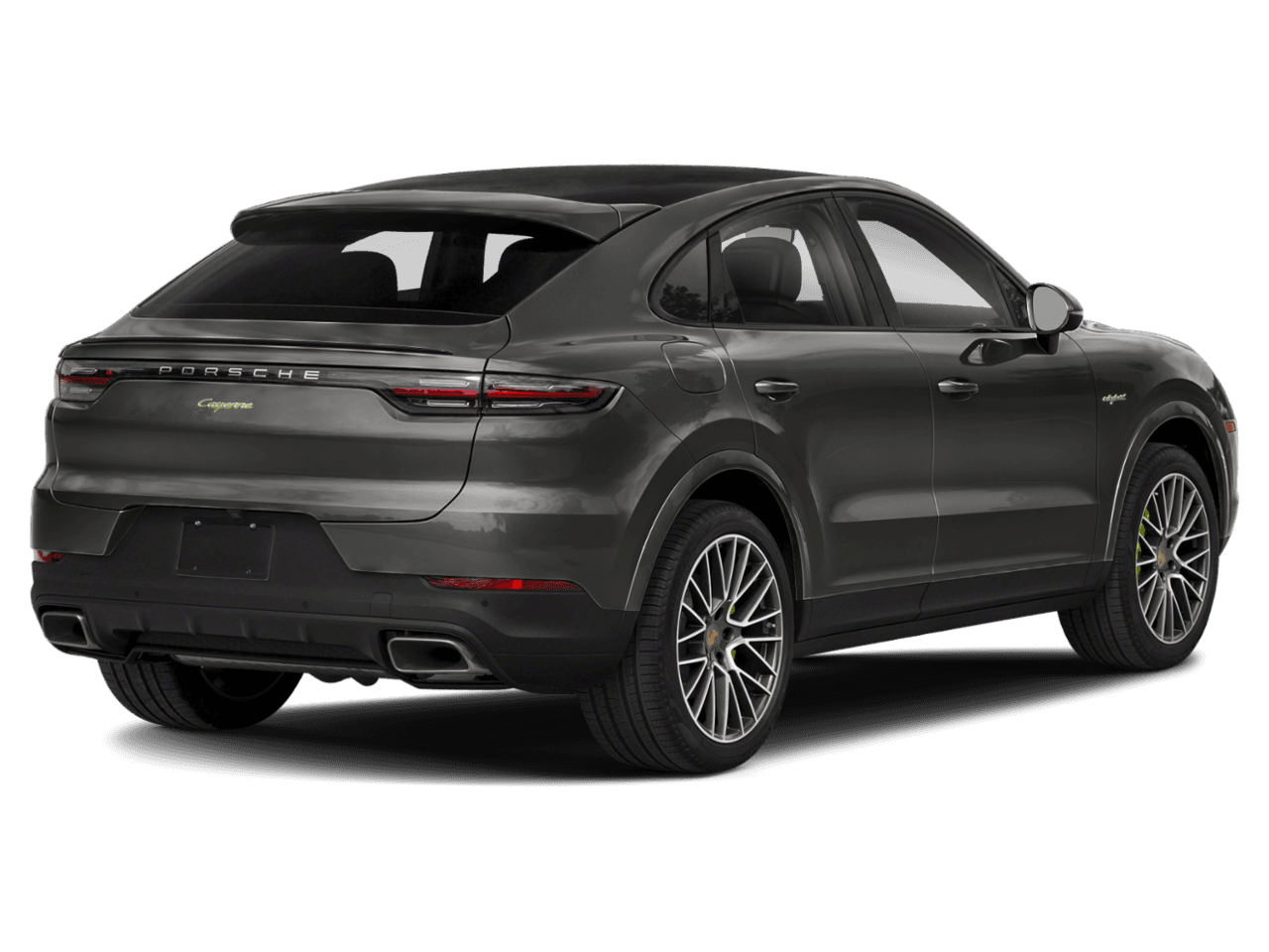 2022 Porsche Cayenne E-Hybrid - Rear 3/4, facing to the right