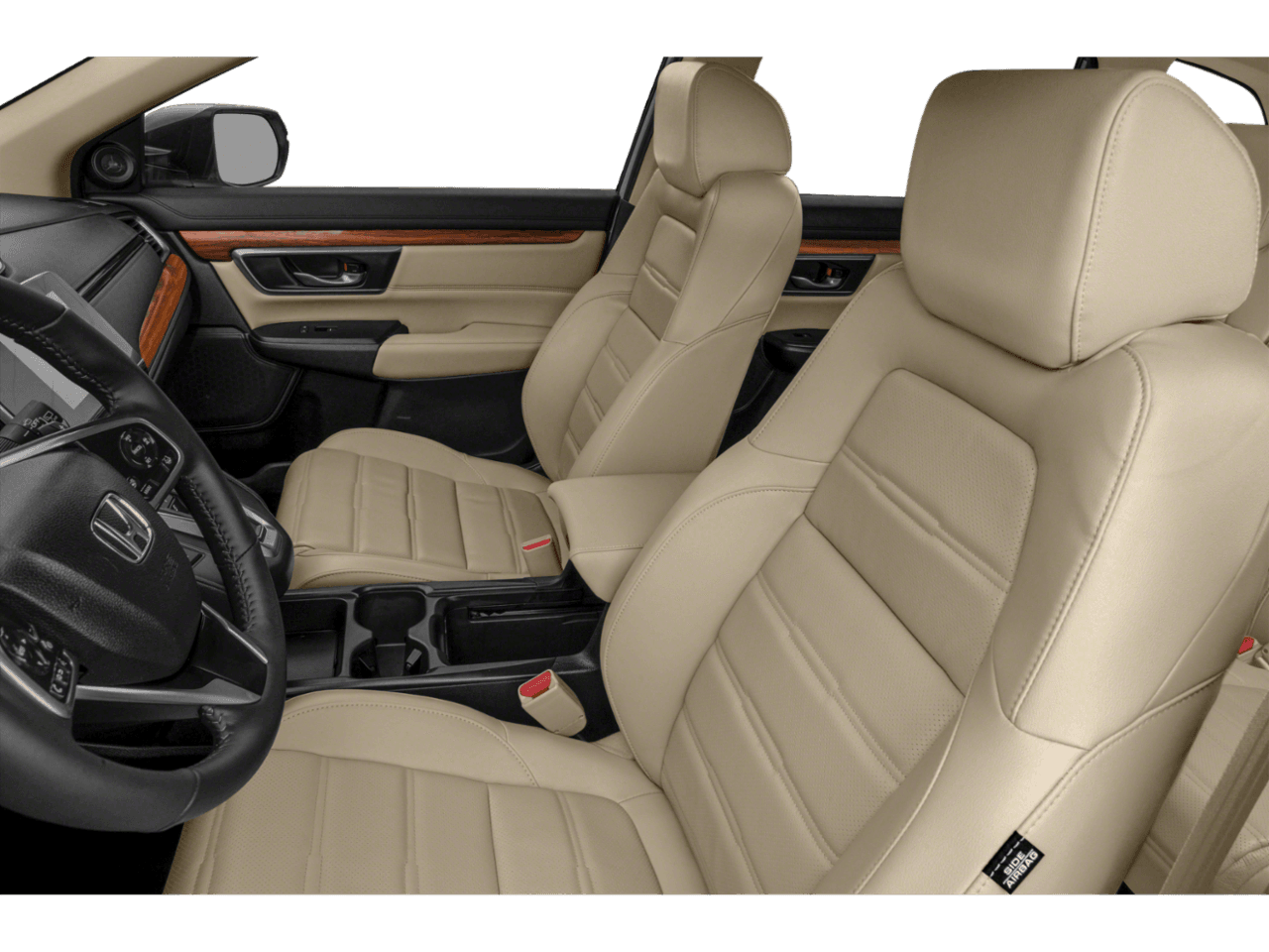 2022 Honda CR-V Hybrid EX-L - Interior Driver's Side with Door Open, Front Seat Feature