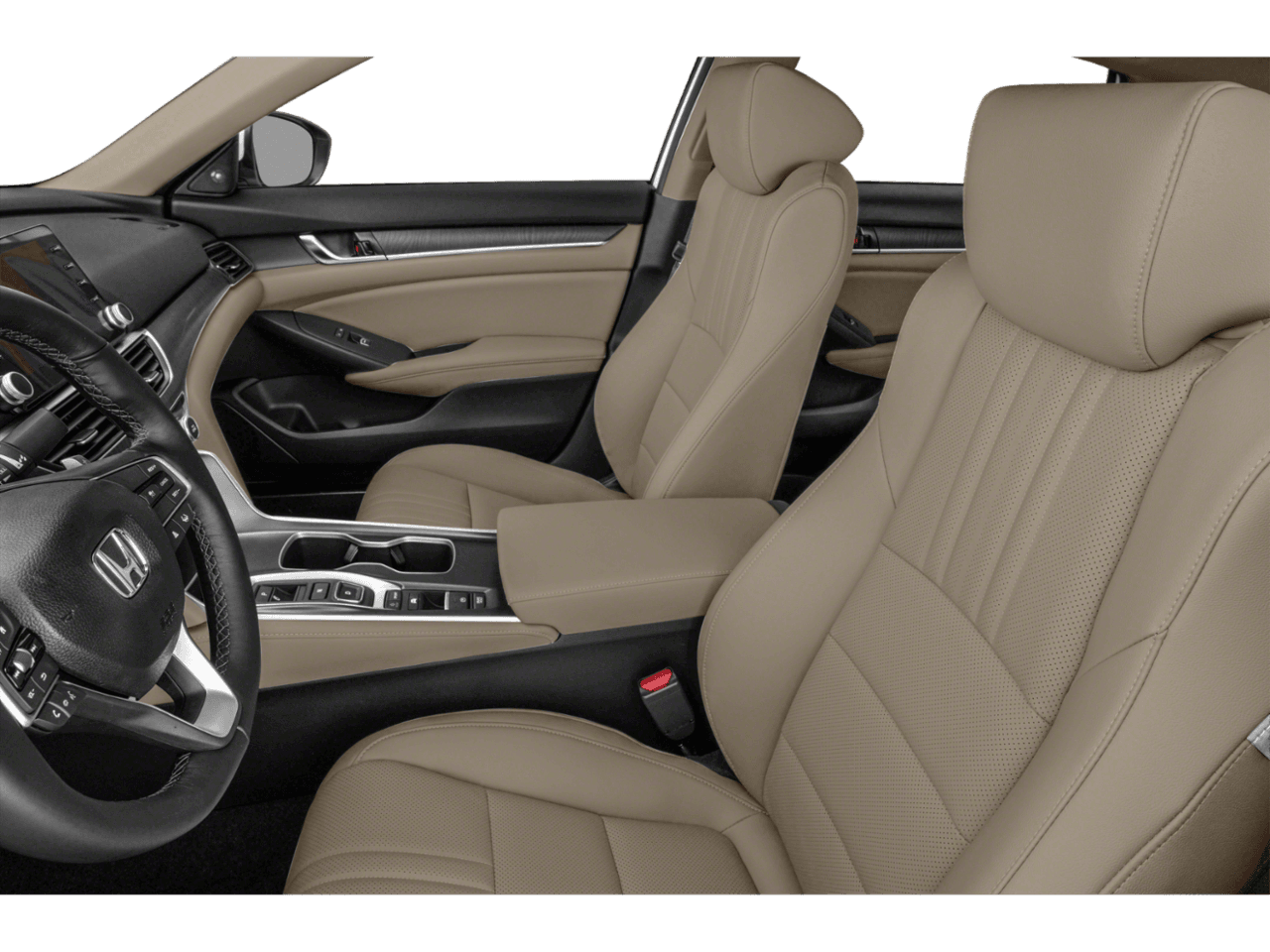 2022 Honda Accord Hybrid EX-L - Interior Driver's Side with Door Open, Front Seat Feature