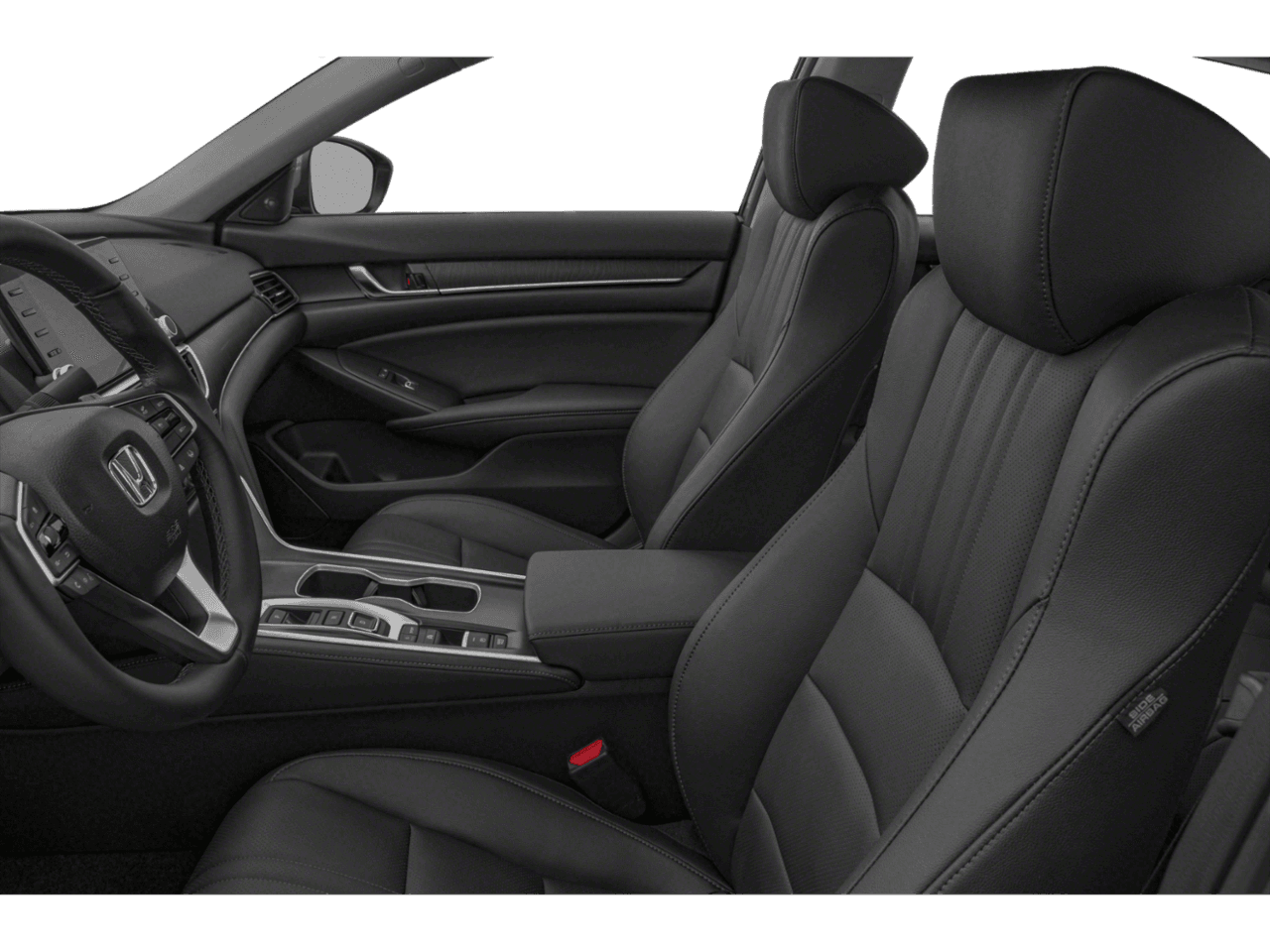 2022 Honda Accord Hybrid Touring - Interior Driver's Side with Door Open, Front Seat Feature
