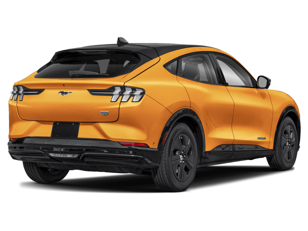 2022 Ford Mustang Mach-E Select - Rear 3/4, facing to the right