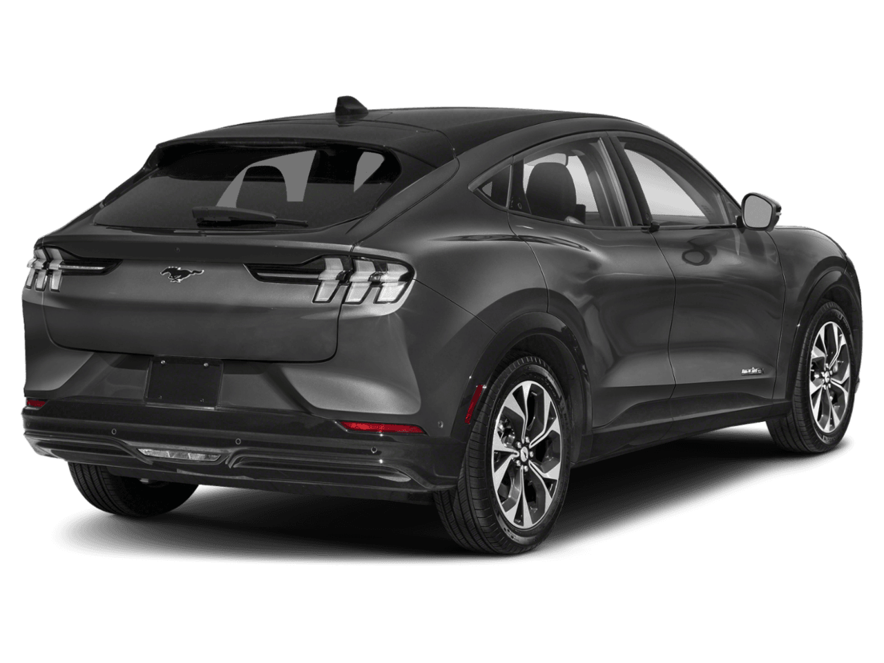 2022 Ford Mustang Mach-E Premium - Rear 3/4, facing to the right