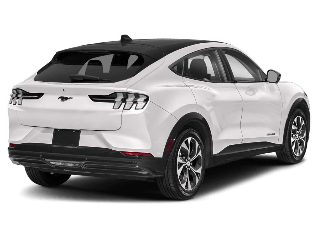2022 Ford Mustang Mach-E Premium - Rear 3/4, facing to the right