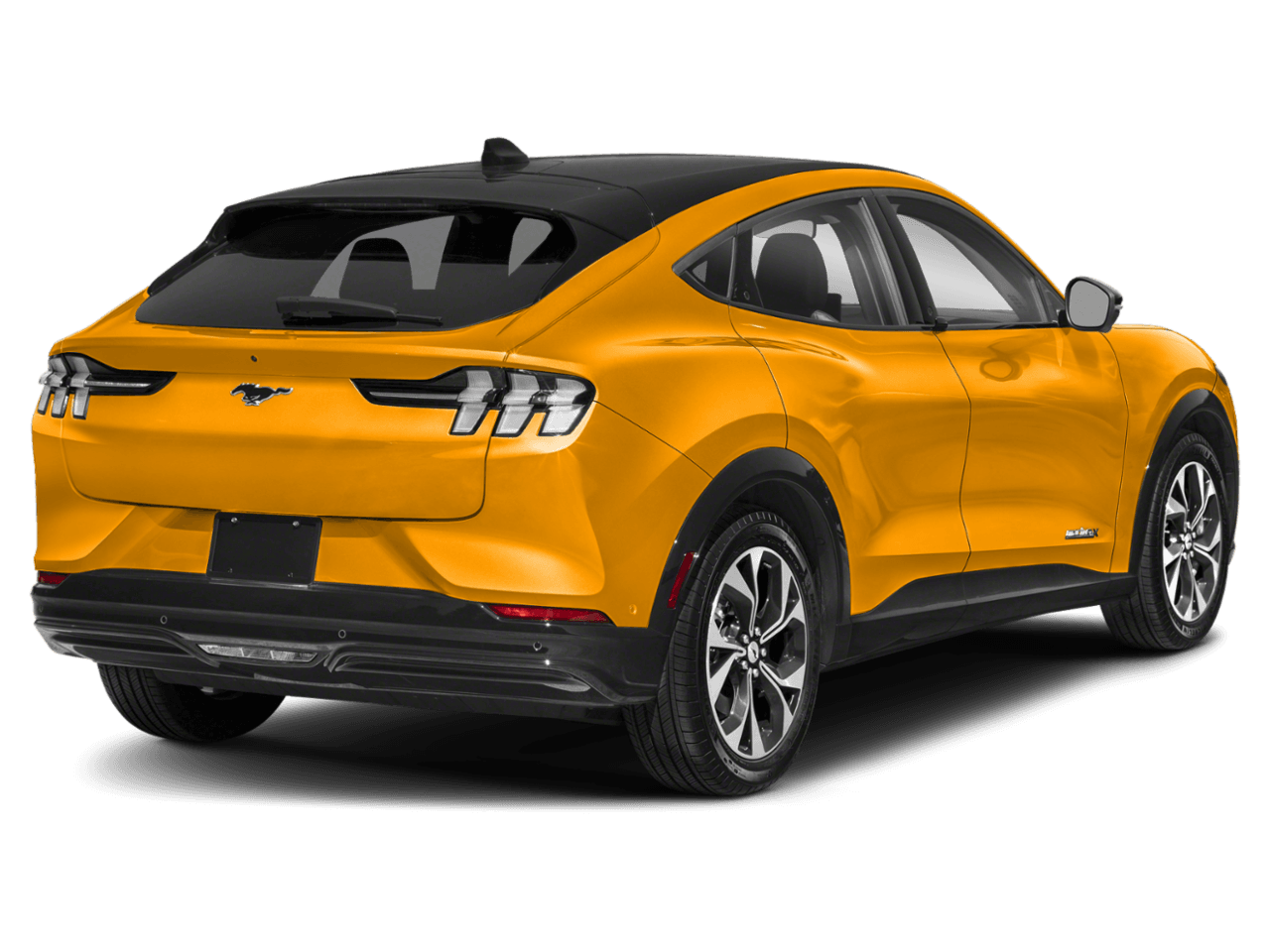 2022 Ford Mustang Mach-E Premium - Rear 3/4, facing to the right