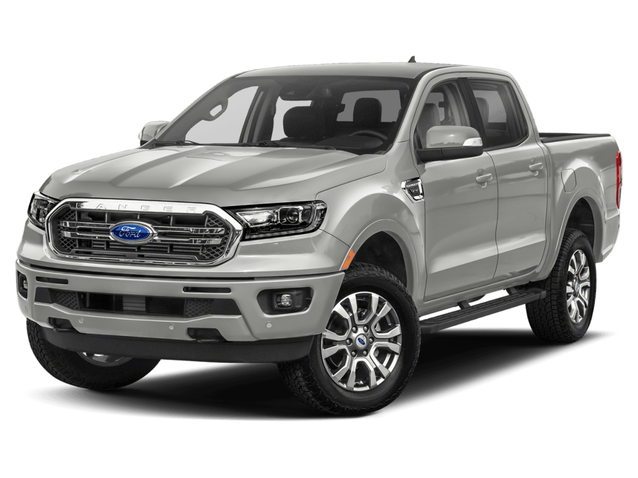 2022 Ford Ranger LARIAT - Front 3/4, facing to the left