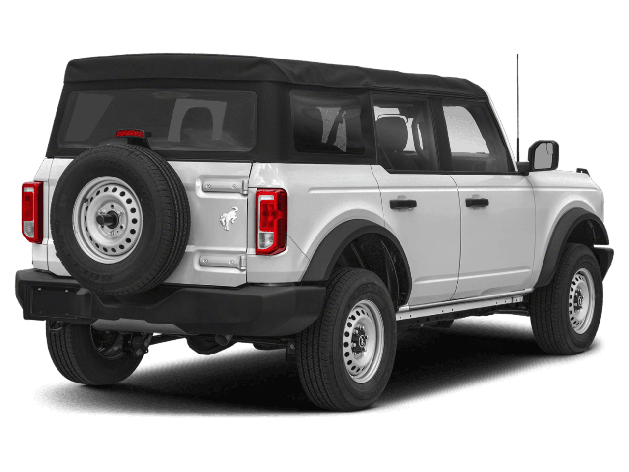 2022 Ford Bronco Base - Rear 3/4, facing to the right