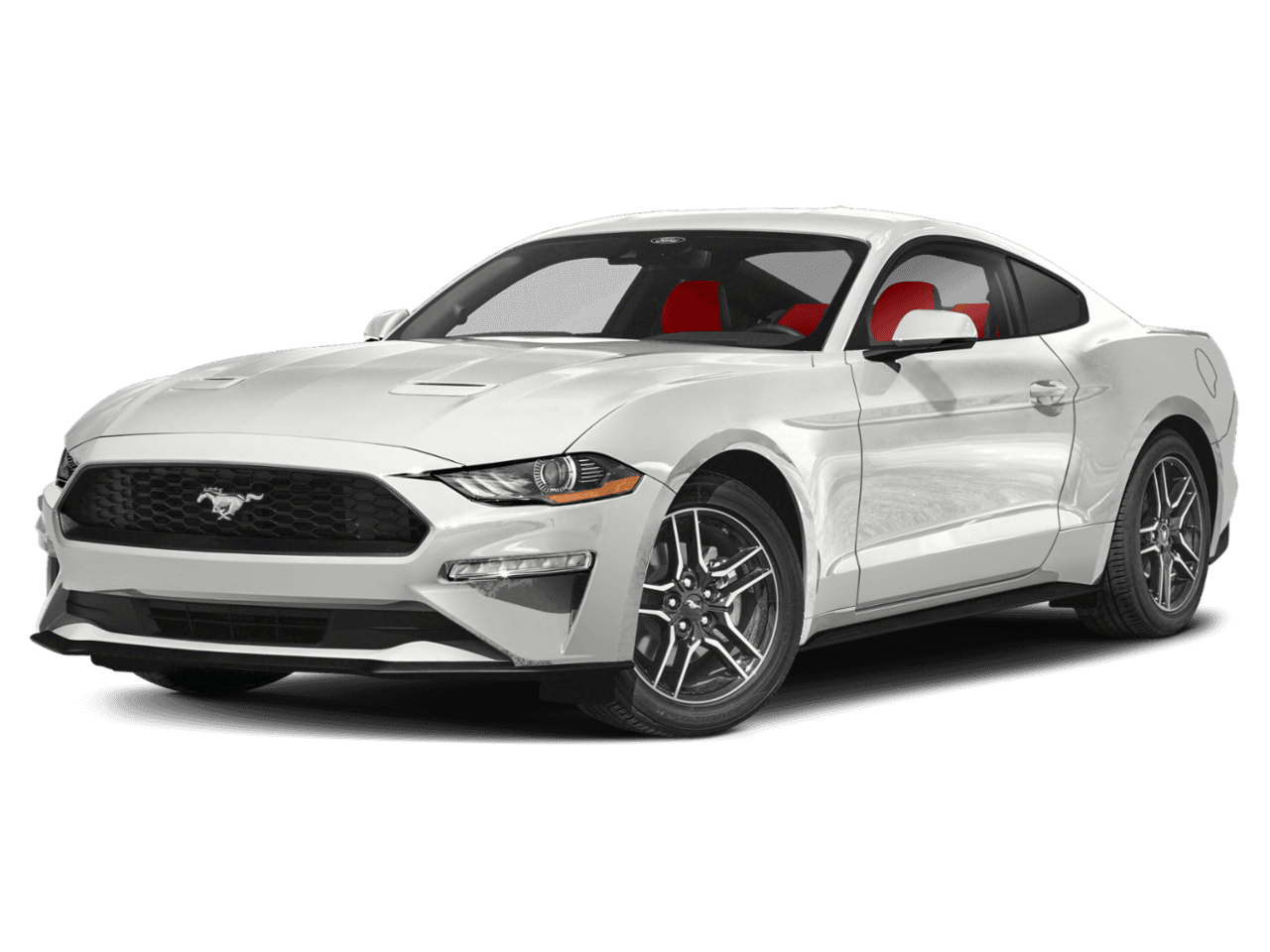 2022 Ford Mustang EcoBoost - Front 3/4, facing to the left