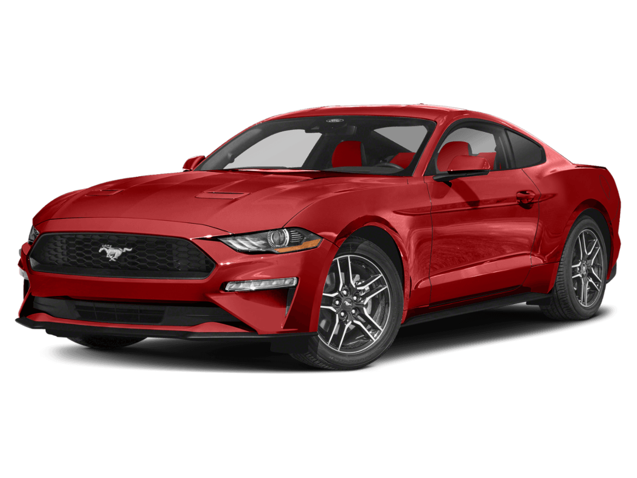 2022 Ford Mustang EcoBoost Premium - Front 3/4, facing to the left