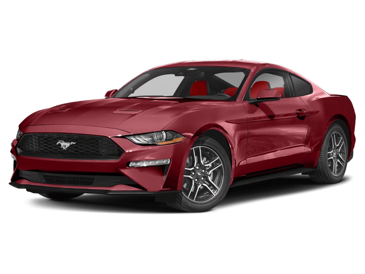 2022 Ford Mustang EcoBoost Premium - Front 3/4, facing to the left