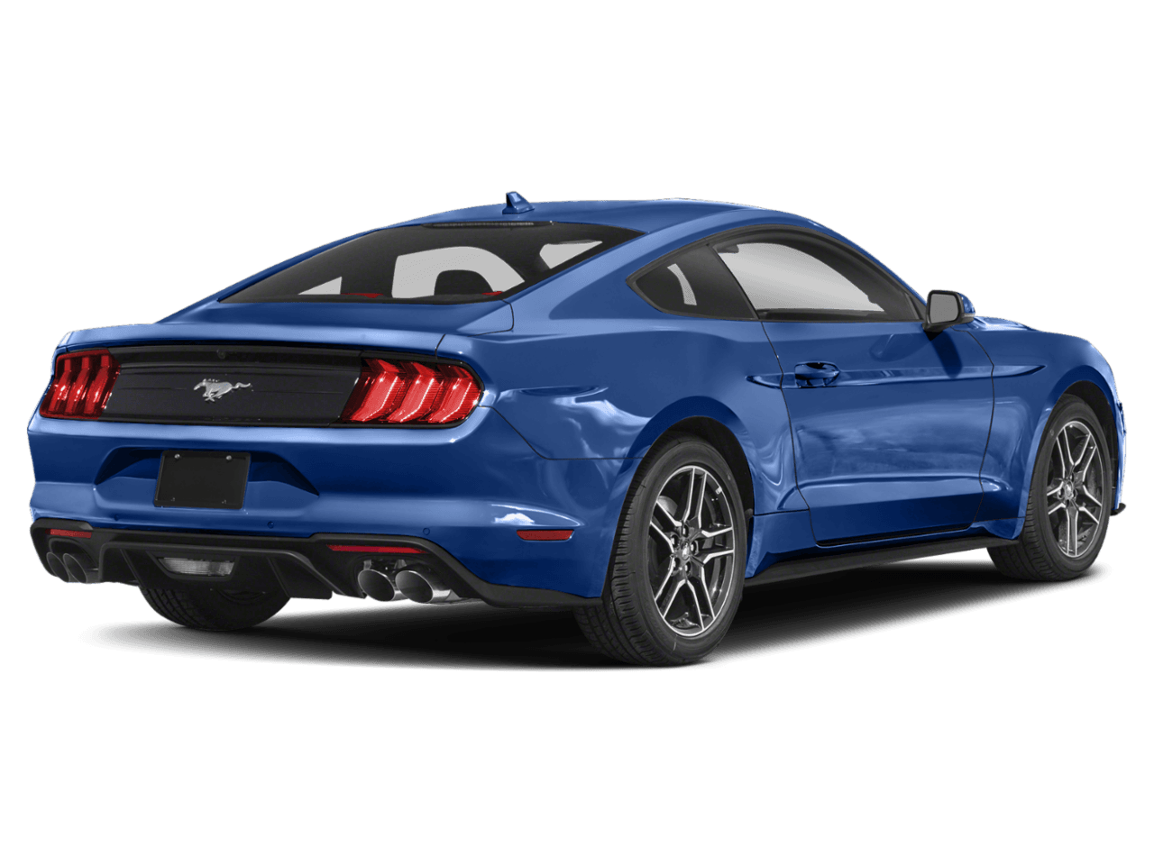 2022 Ford Mustang EcoBoost Premium - Rear 3/4, facing to the right