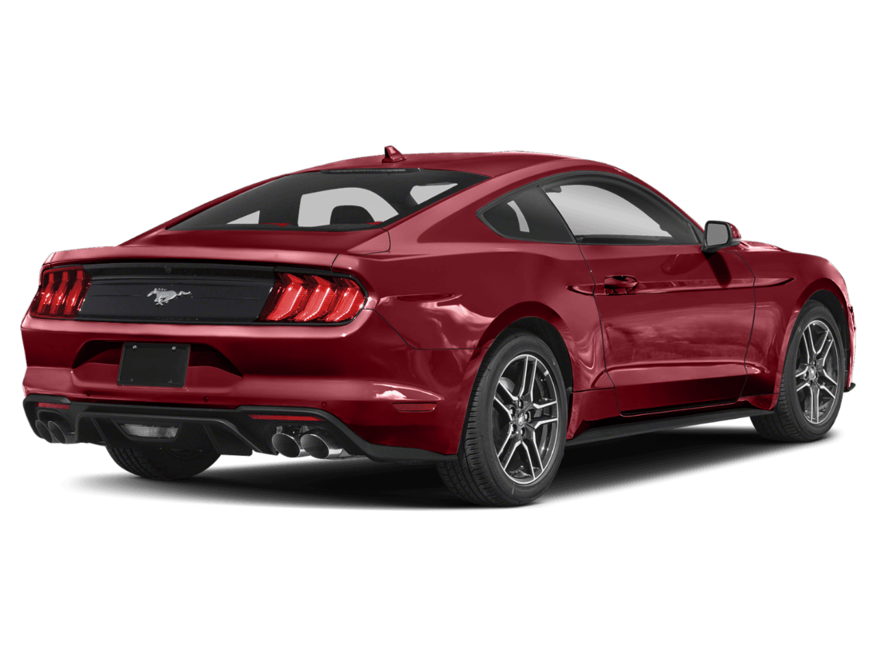 2022 Ford Mustang EcoBoost Premium - Rear 3/4, facing to the right