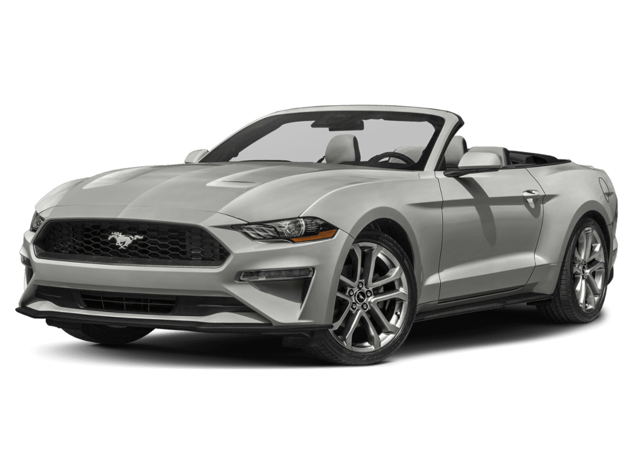 2022 Ford Mustang EcoBoost - Front 3/4, facing to the left