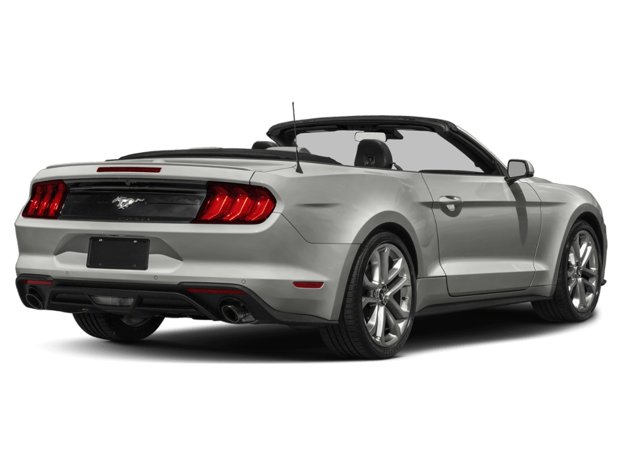 2022 Ford Mustang EcoBoost - Rear 3/4, facing to the right