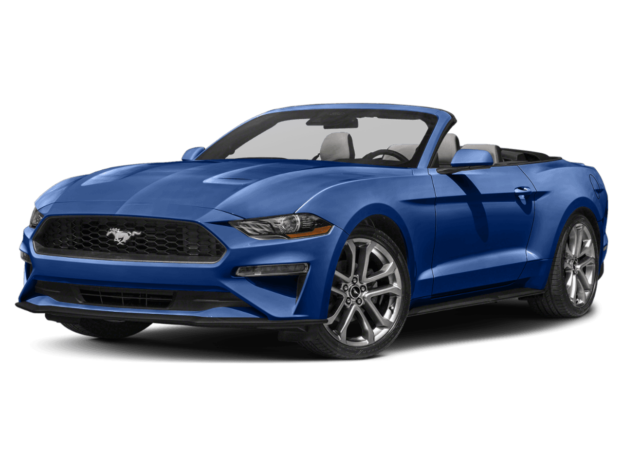 2022 Ford Mustang EcoBoost Premium - Front 3/4, facing to the left