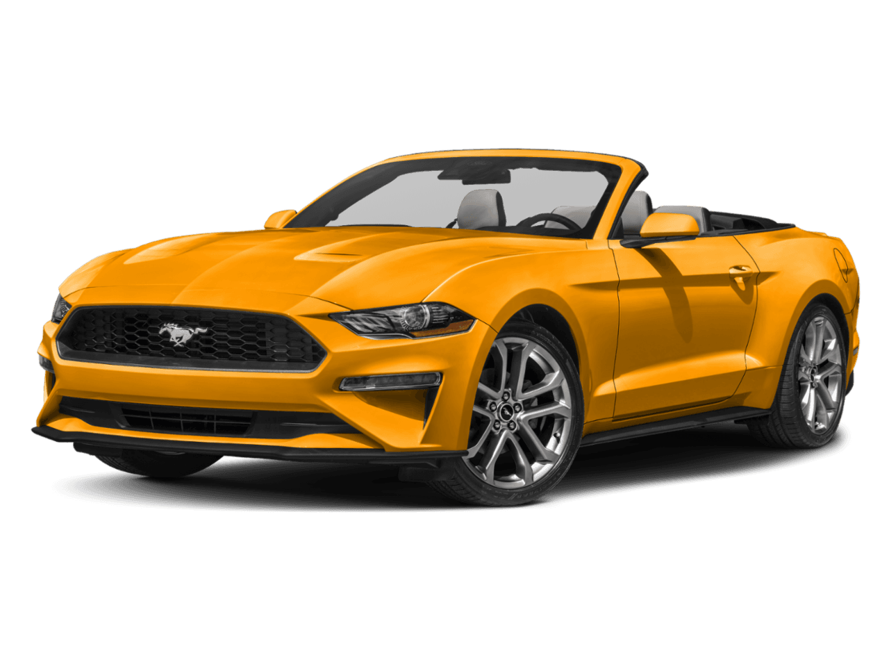 2022 Ford Mustang EcoBoost Premium - Front 3/4, facing to the left