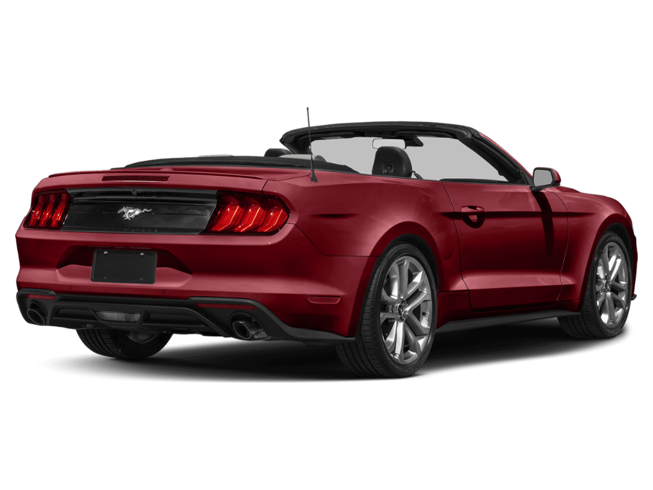 2022 Ford Mustang EcoBoost Premium - Rear 3/4, facing to the right