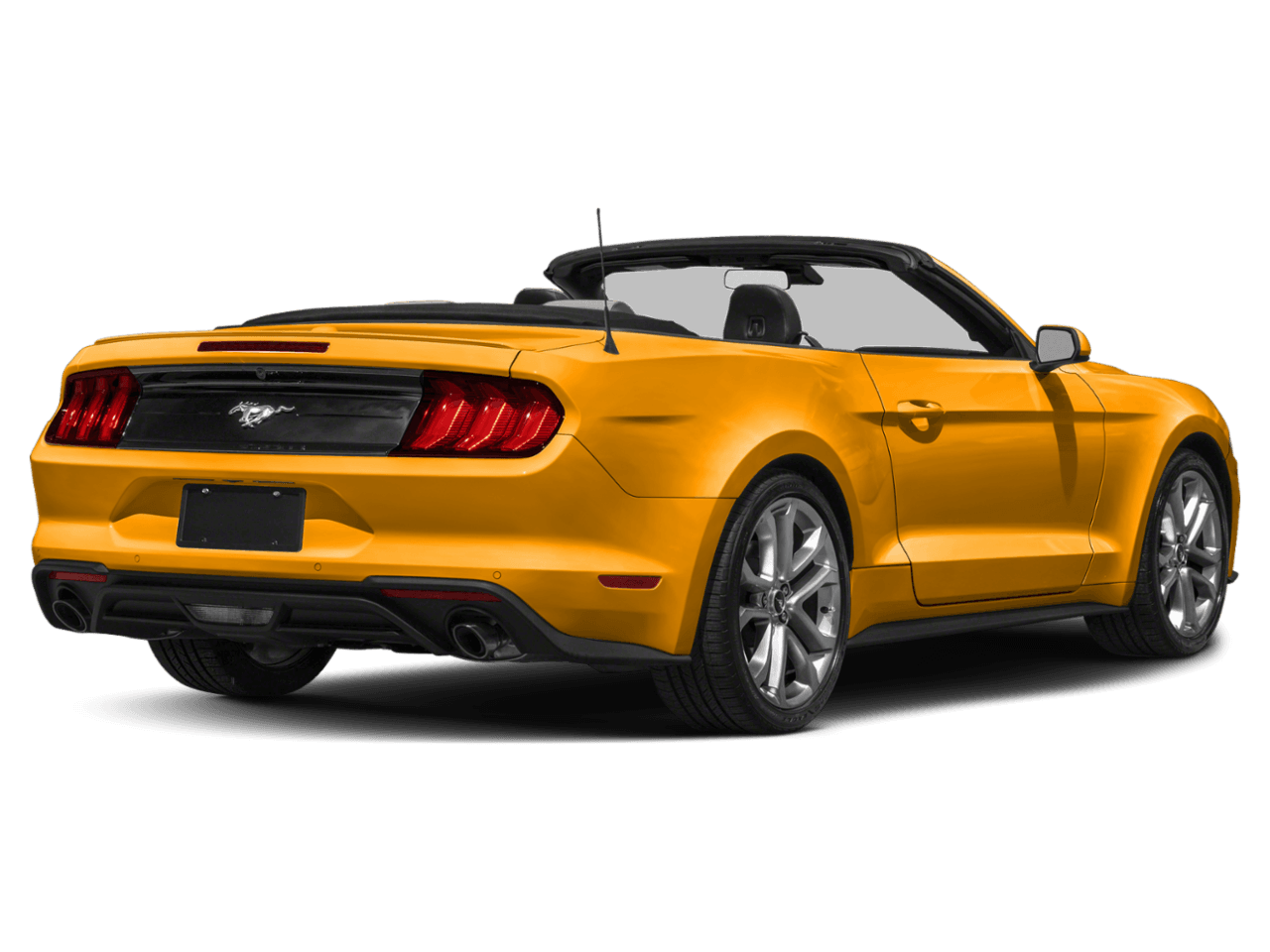 2022 Ford Mustang EcoBoost Premium - Rear 3/4, facing to the right