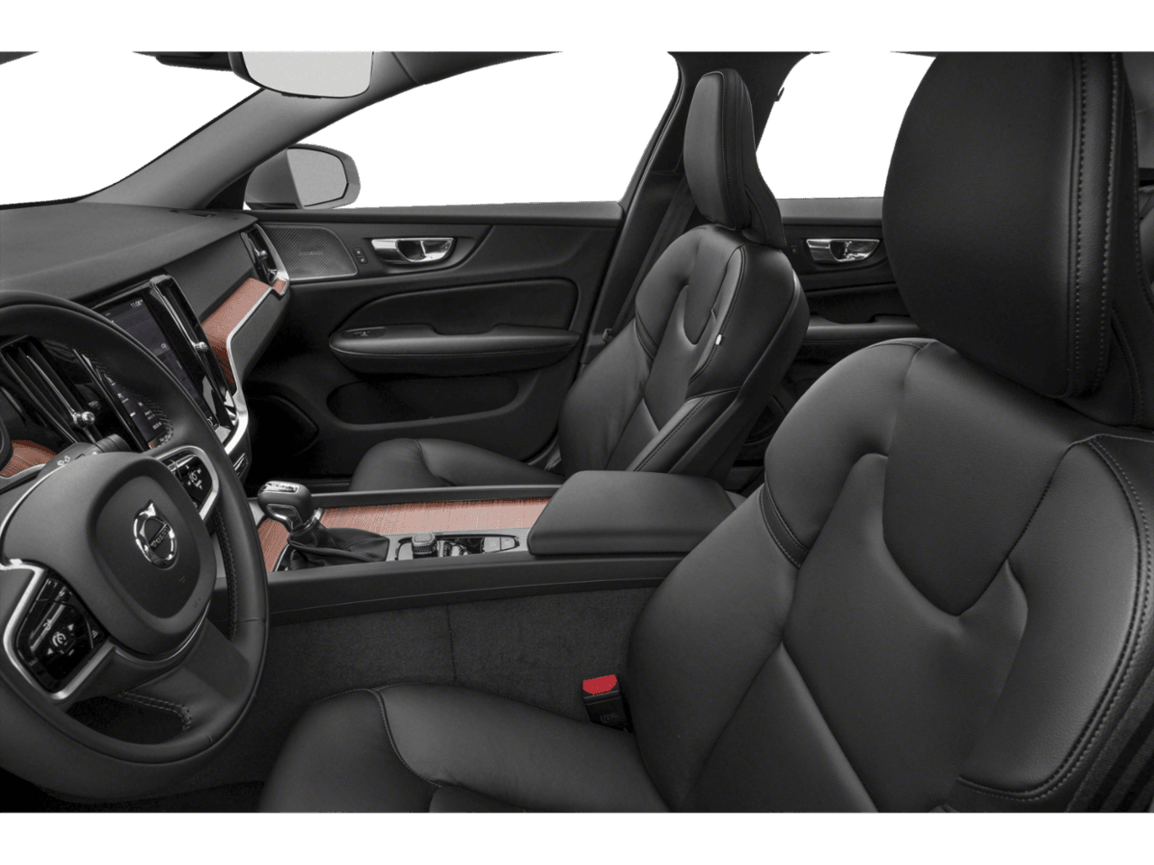 2022 Volvo S60 Black Edition Momentum - Interior Driver's Side with Door Open, Front Seat Feature