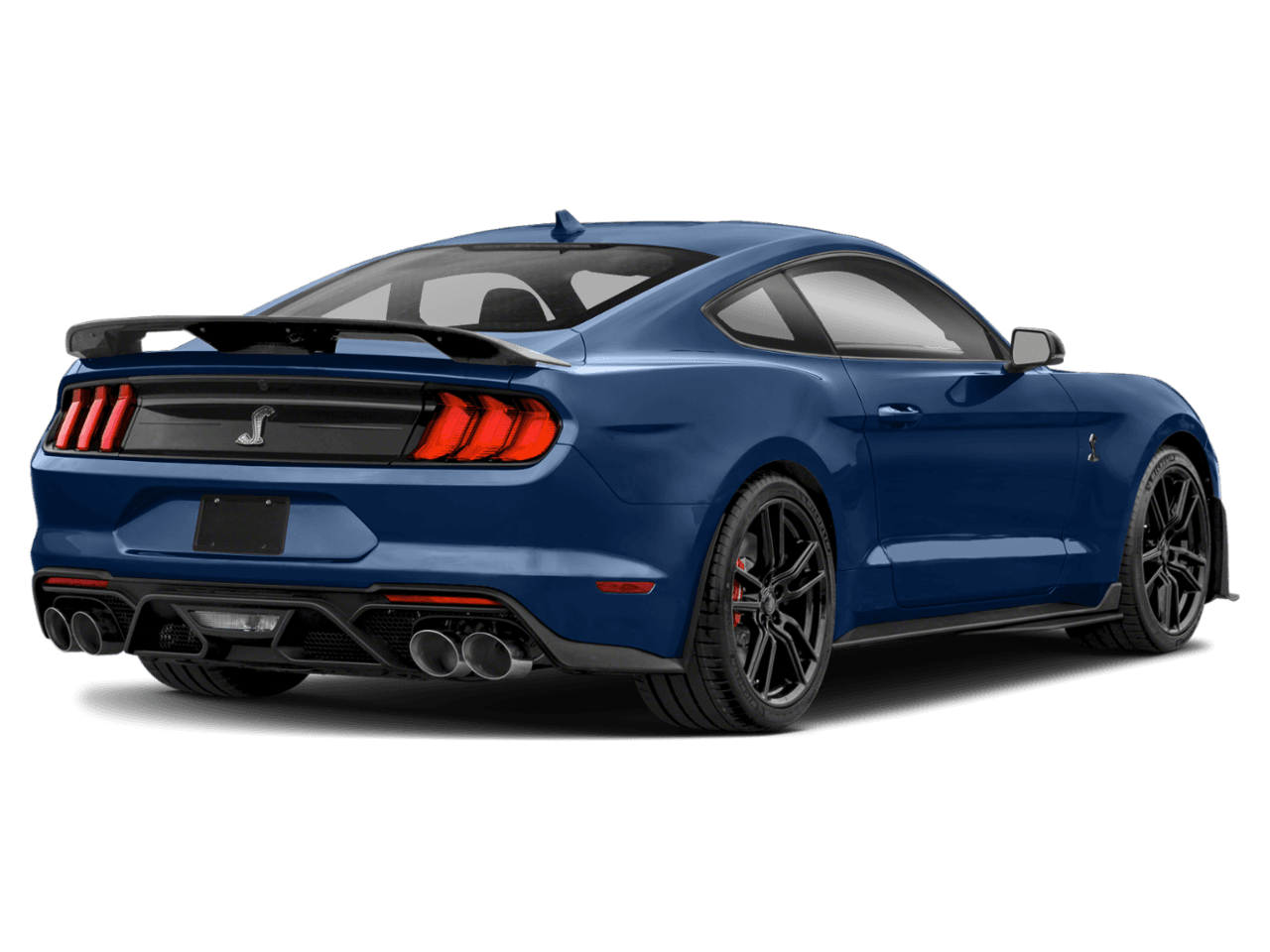 2022 Ford Mustang Shelby GT500 - Rear 3/4, facing to the right