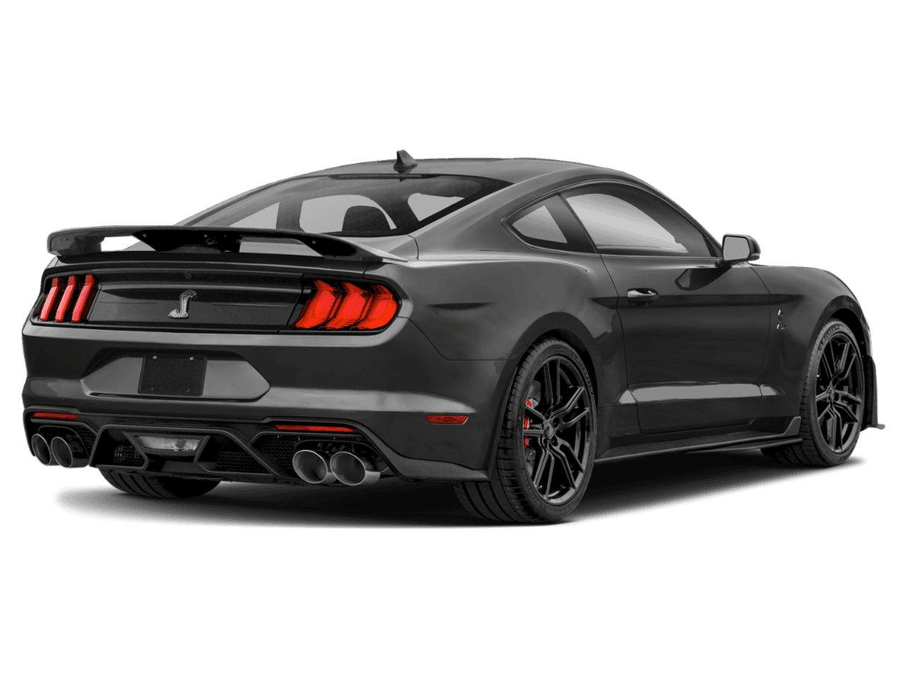 2022 Ford Mustang Shelby GT500 - Rear 3/4, facing to the right