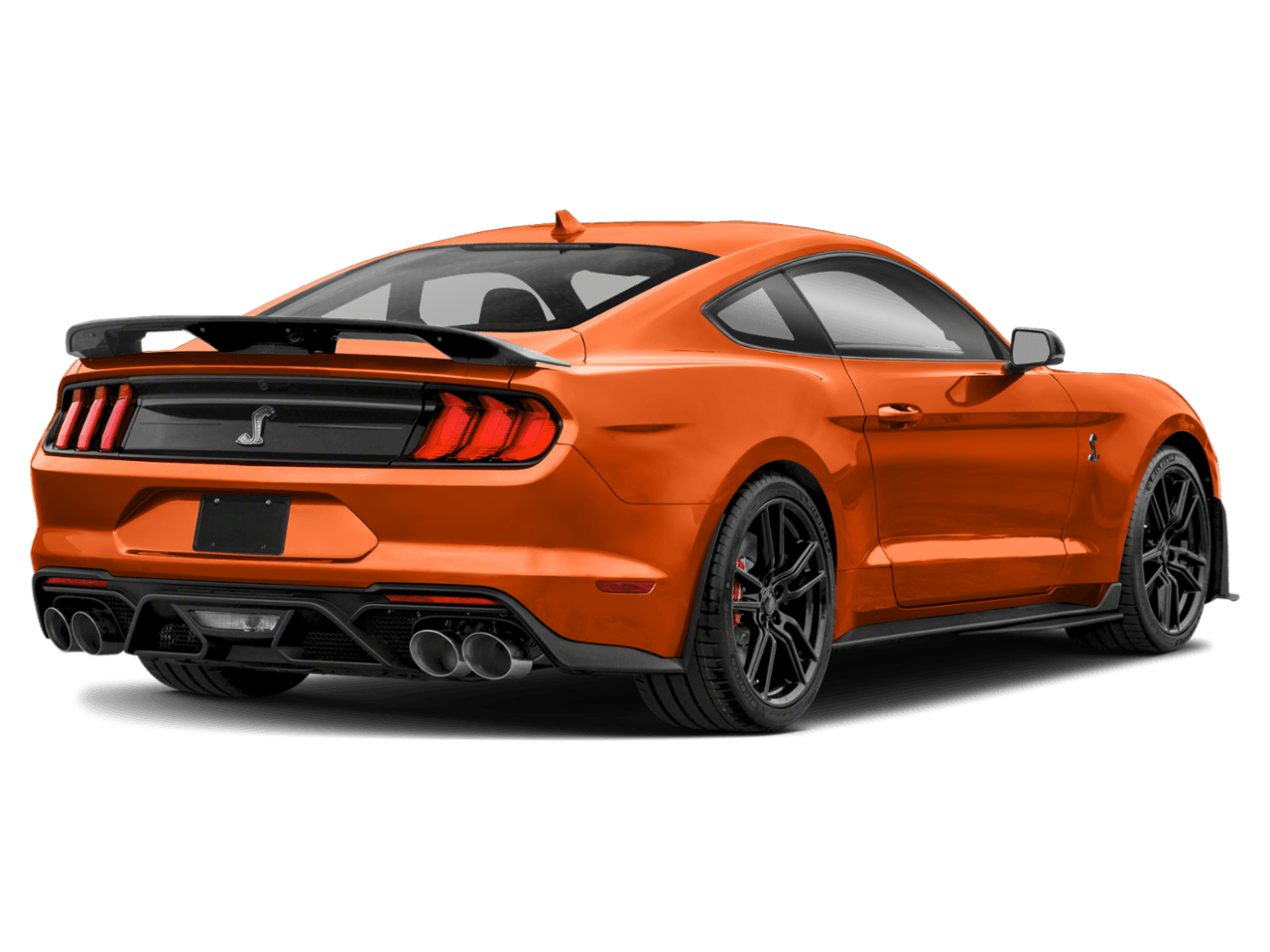 2022 Ford Mustang Shelby GT500 - Rear 3/4, facing to the right
