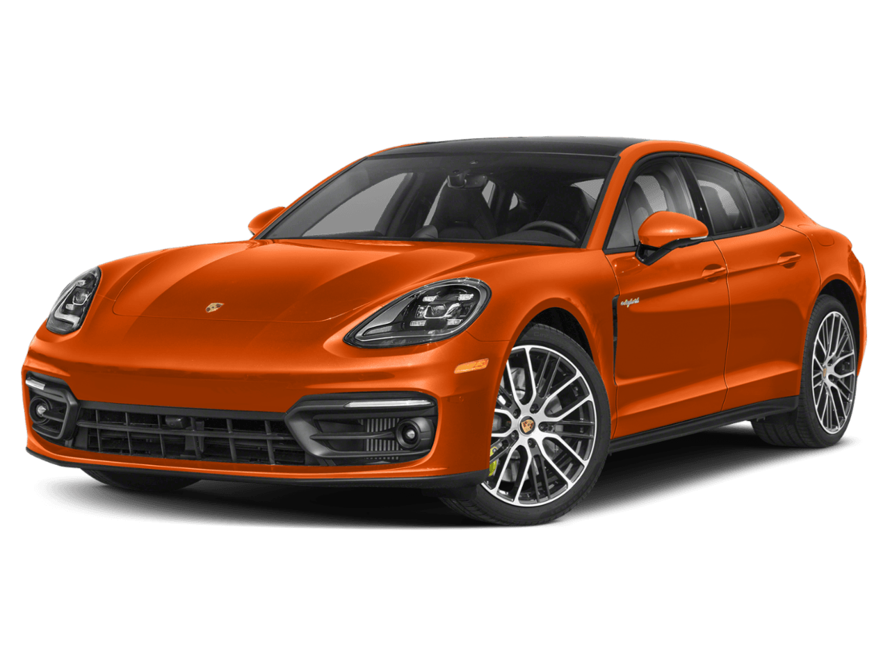 2022 Porsche Panamera 4 E-Hybrid Platinum Edition - Front 3/4, facing to the left