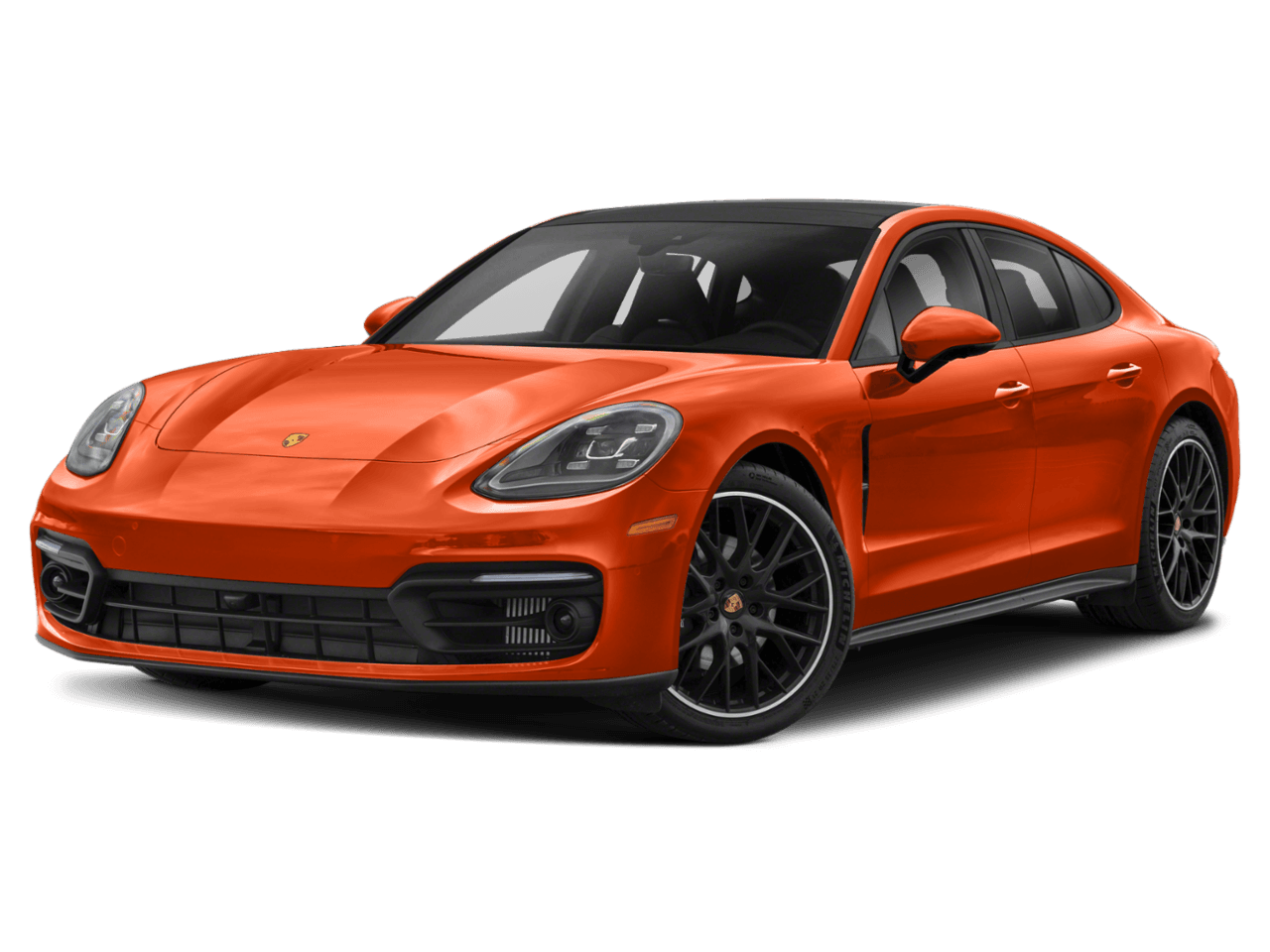 2022 Porsche Panamera 4 Platinum Edition - Front 3/4, facing to the left