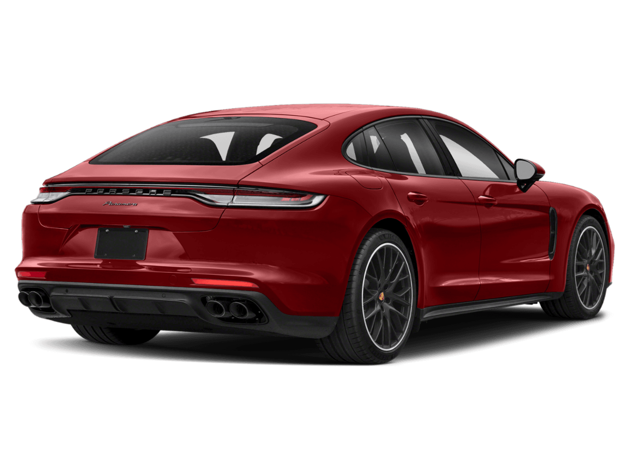 2022 Porsche Panamera 4 Platinum Edition - Rear 3/4, facing to the right