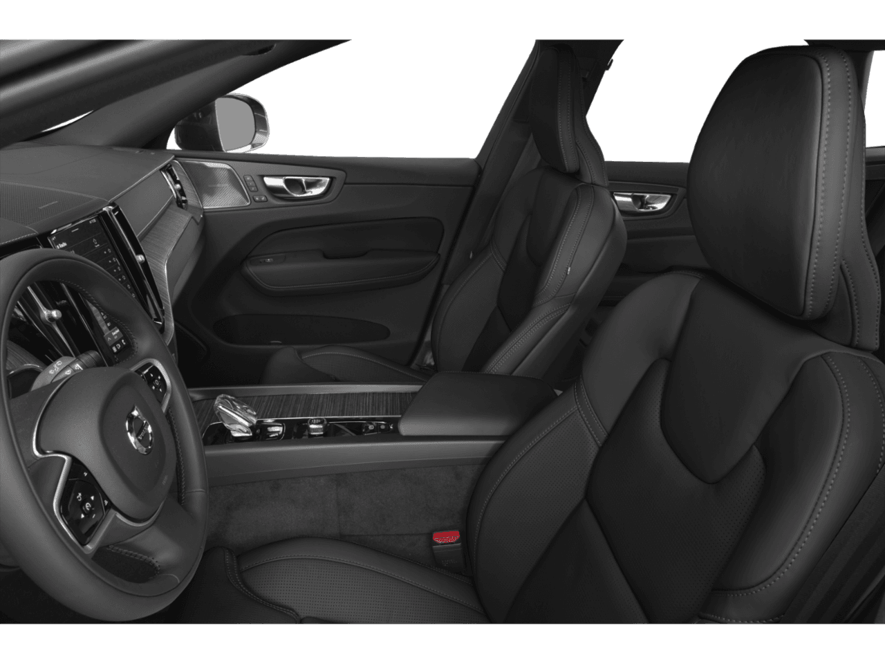 2022 Volvo XC60 Recharge R-Design - Interior Driver's Side with Door Open, Front Seat Feature