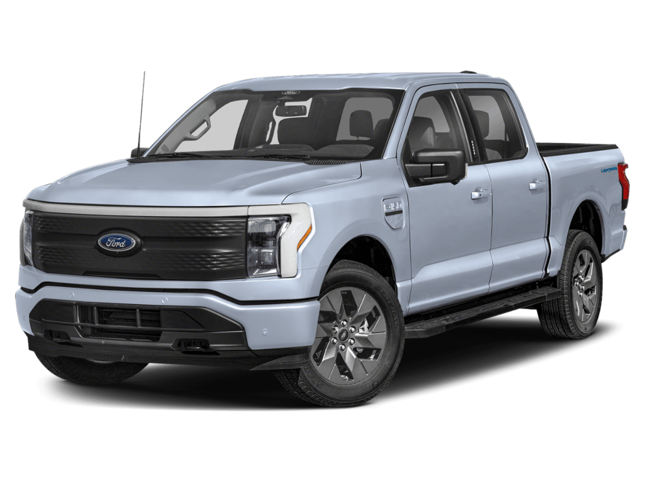 2022 Ford F-150 Lightning XLT - Front 3/4, facing to the left