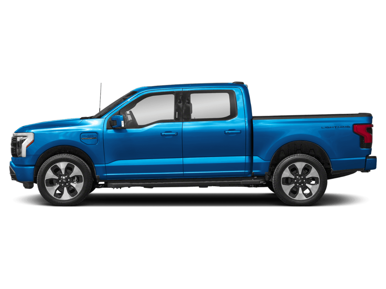 2022 Ford F-150 Lightning Platinum - Profile, facing to the left