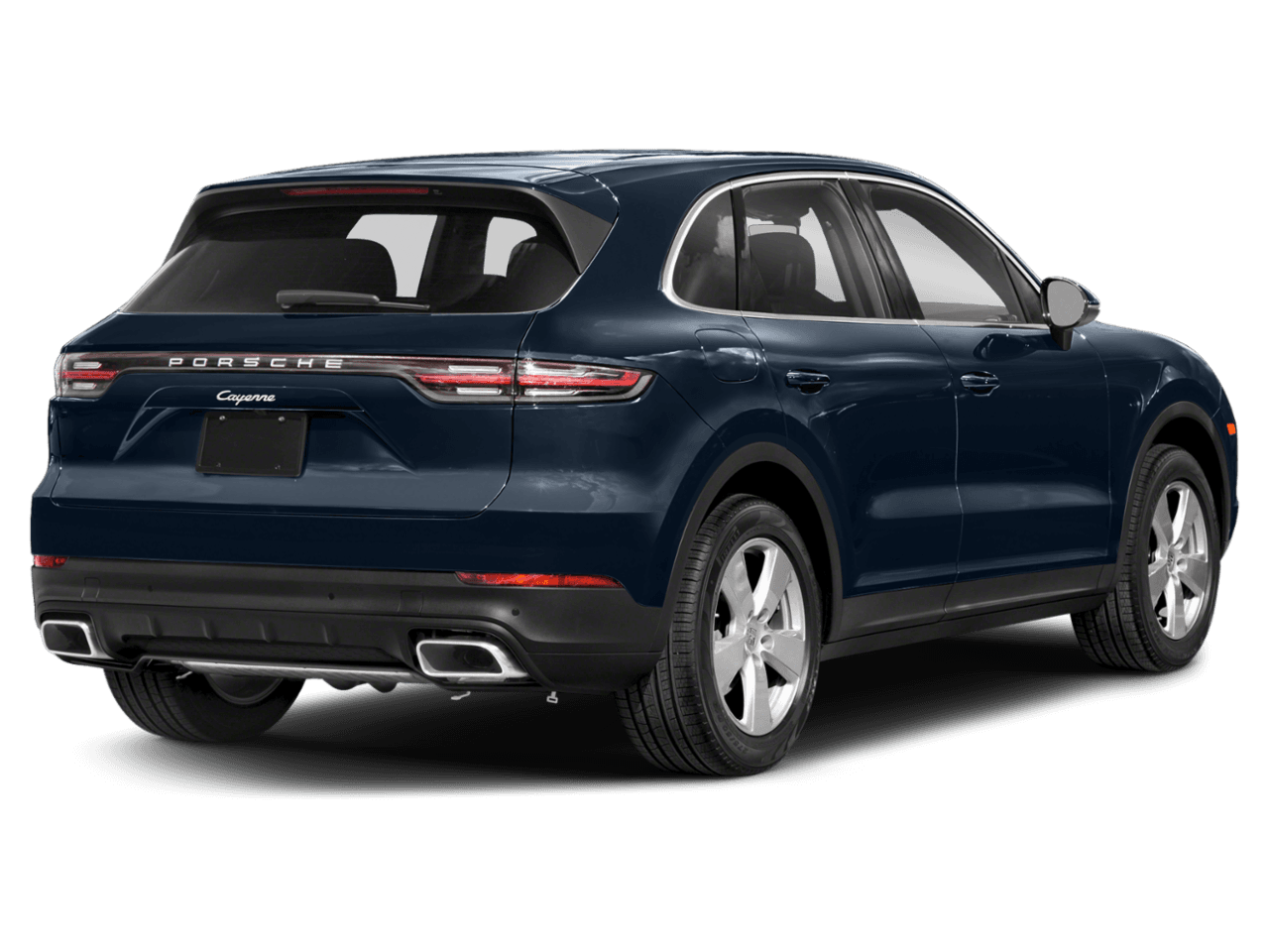 2022 Porsche Cayenne Platinum Edition - Rear 3/4, facing to the right