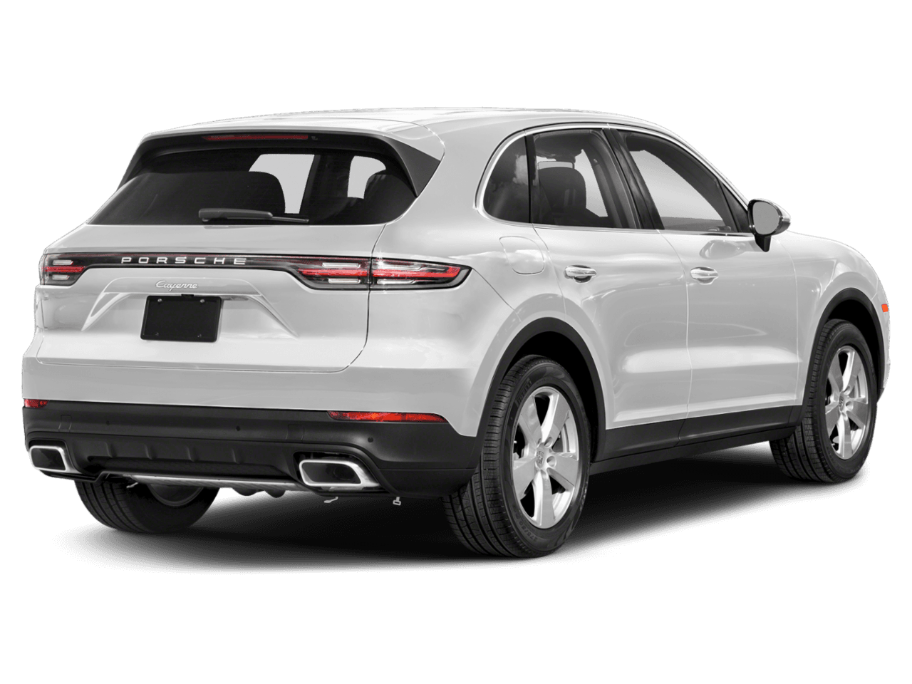 2022 Porsche Cayenne Platinum Edition - Rear 3/4, facing to the right