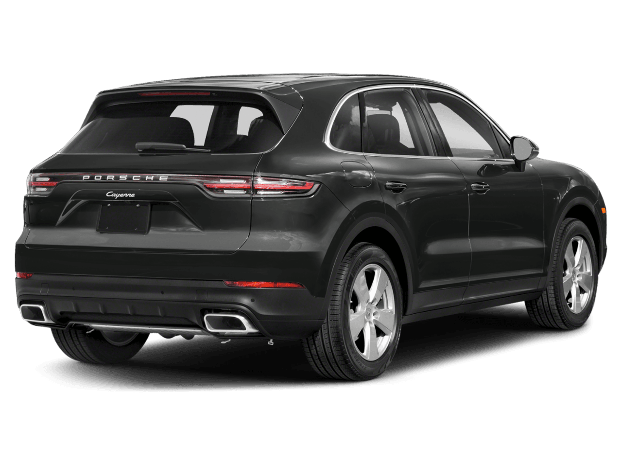 2022 Porsche Cayenne S Platinum Edition - Rear 3/4, facing to the right