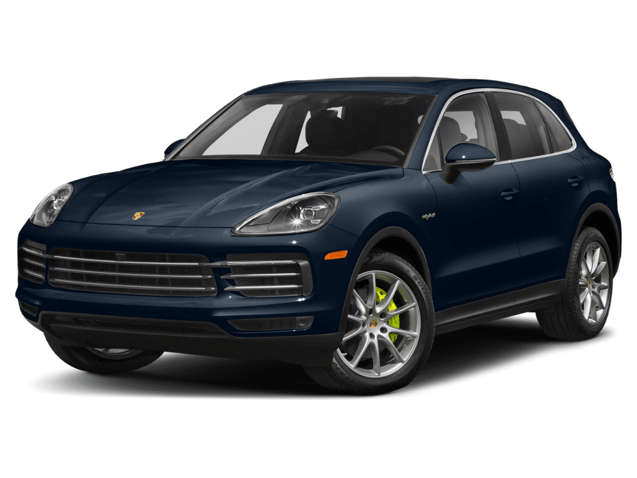 2022 Porsche Cayenne Platinum Edition E-Hybrid - Front 3/4, facing to the left