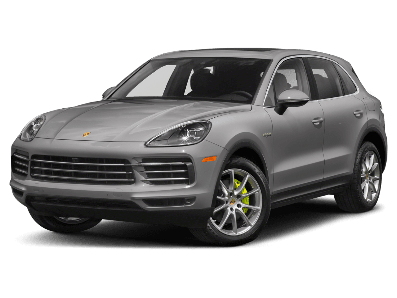 2022 Porsche Cayenne Platinum Edition E-Hybrid - Front 3/4, facing to the left