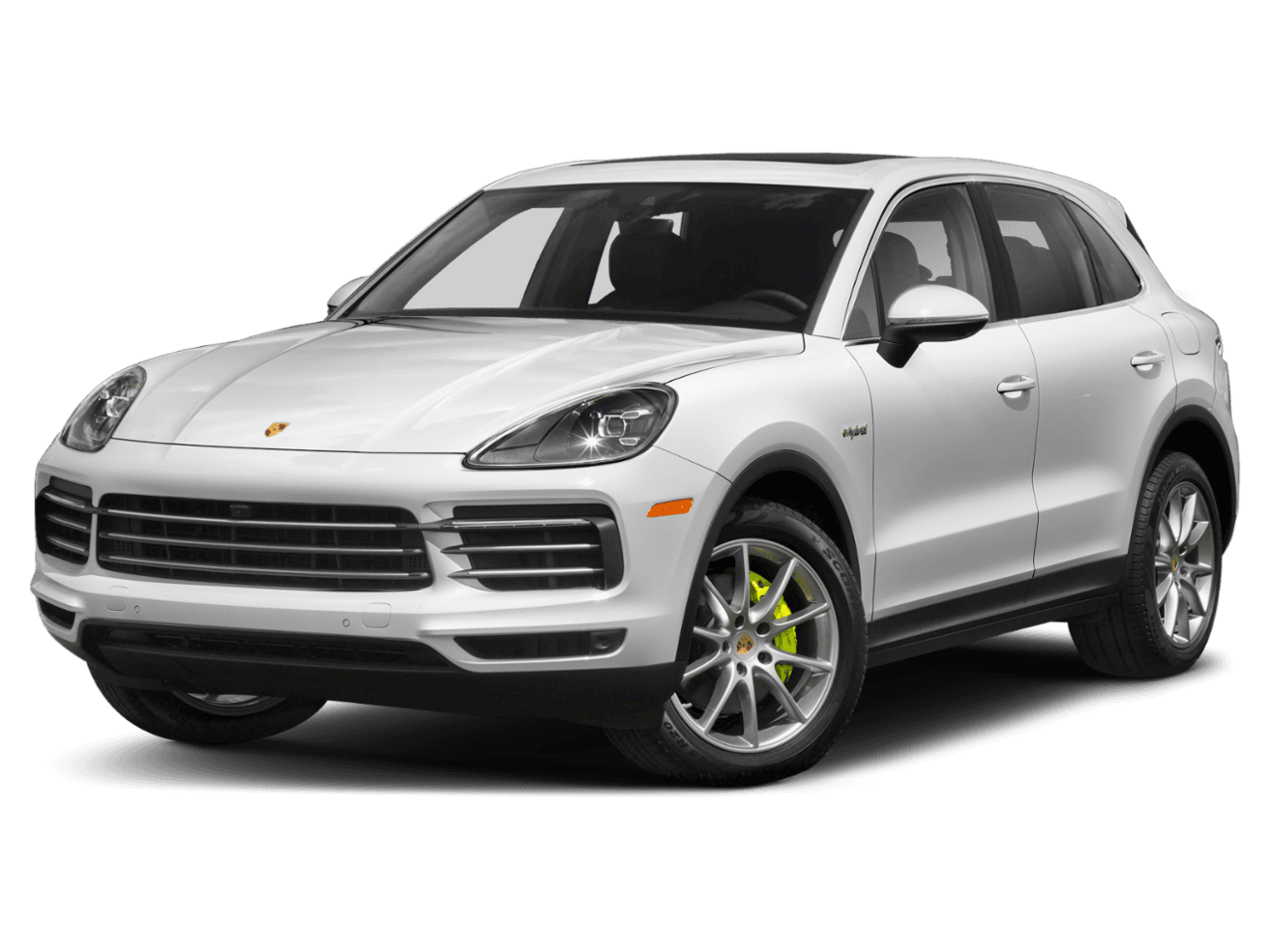 2022 Porsche Cayenne Platinum Edition E-Hybrid - Front 3/4, facing to the left