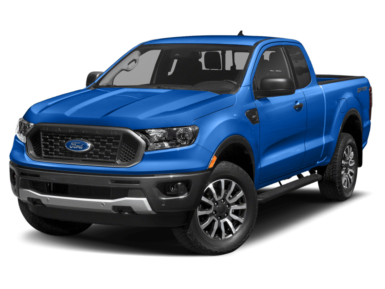 2023 Ford Ranger XLT - Front 3/4, facing to the left