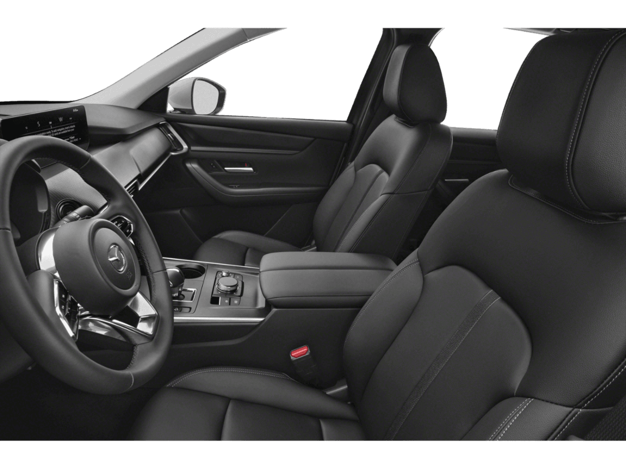 2024 Mazda CX-90 3.3 Turbo Select - Interior Driver's Side with Door Open, Front Seat Feature