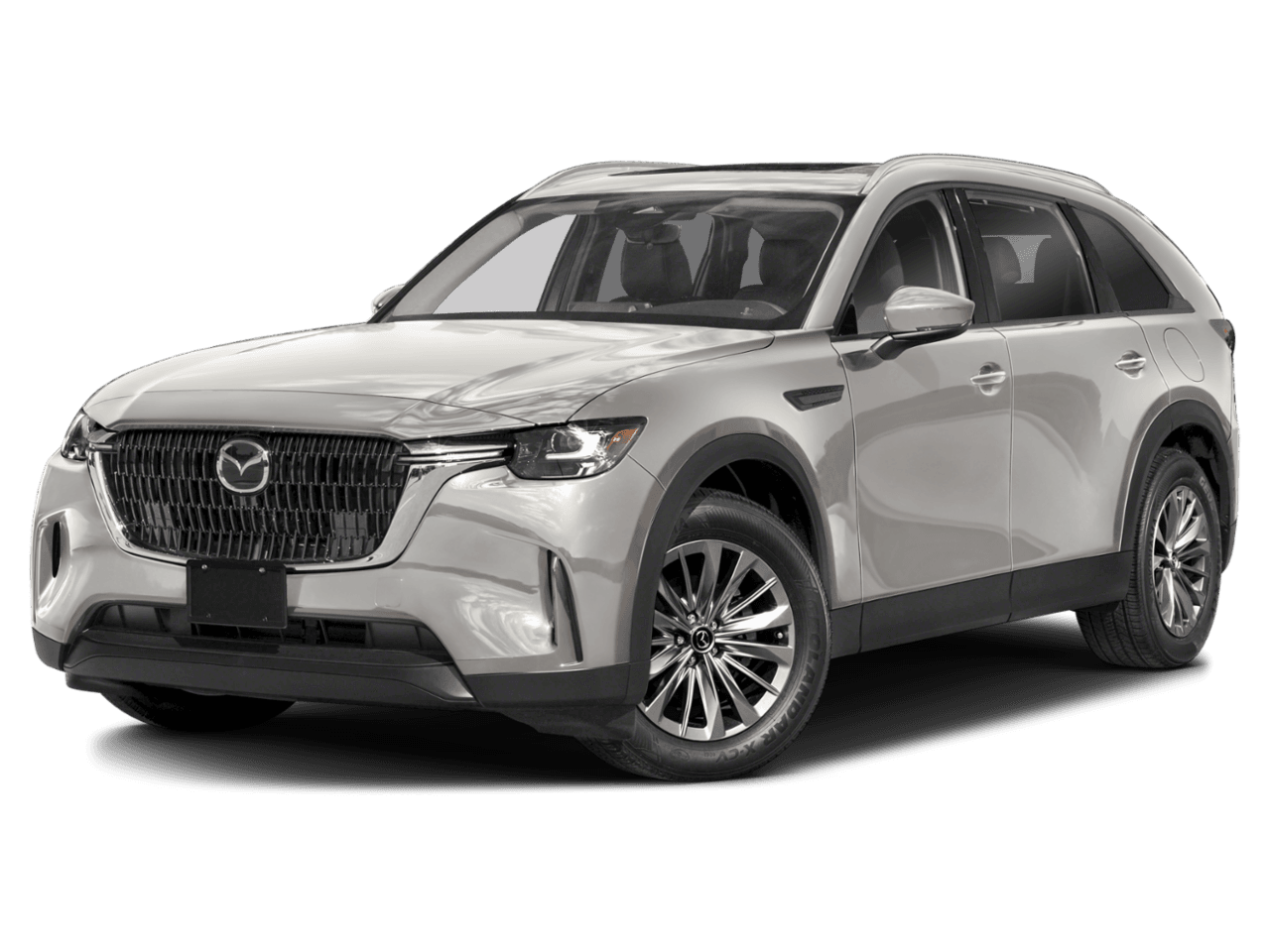 2024 Mazda CX-90 3.3 Turbo Preferred - Front 3/4, facing to the left