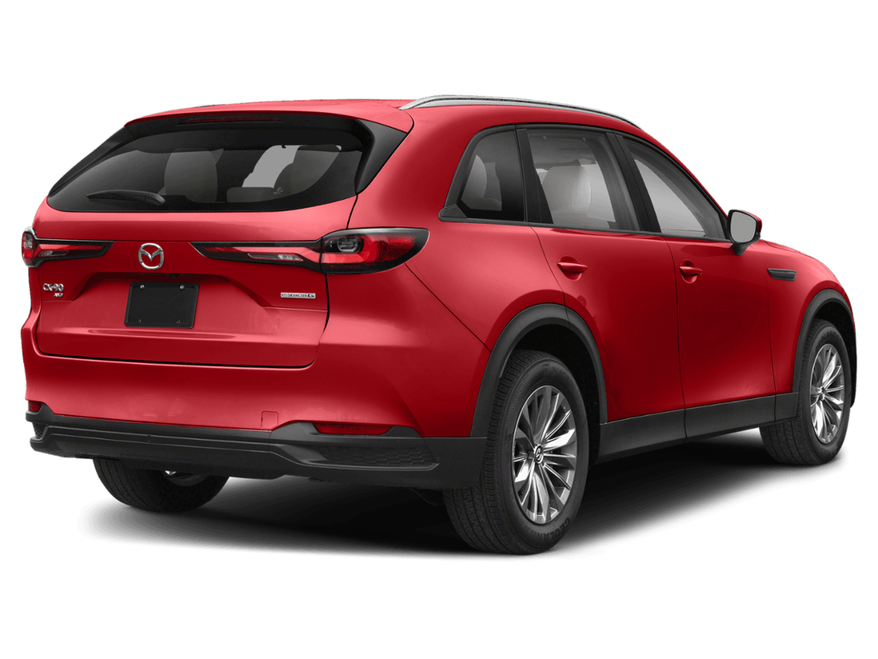 2024 Mazda CX-90 3.3 Turbo Preferred Plus - Rear 3/4, facing to the right