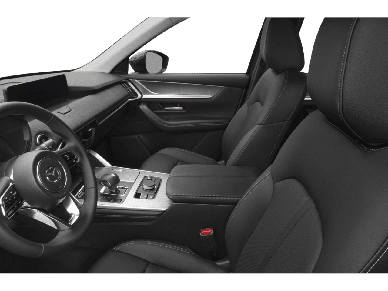 2024 Mazda CX-90 3.3 Turbo Premium - Interior Driver's Side with Door Open, Front Seat Feature