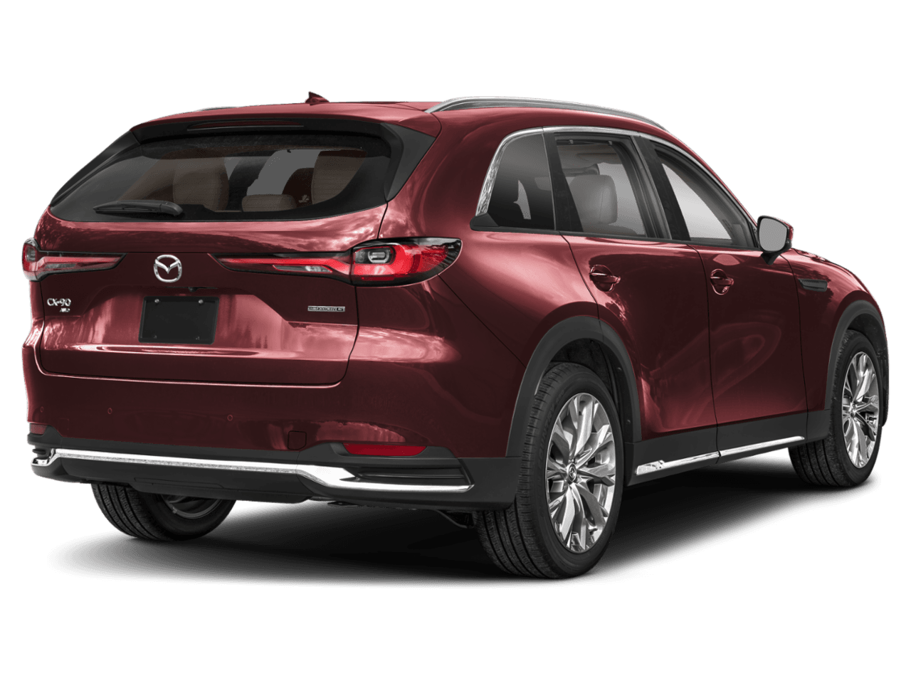 2024 Mazda CX-90 3.3 Turbo Premium Plus - Rear 3/4, facing to the right